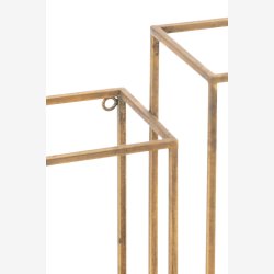 J-Line - Flere hylde design i n 93x41,5x19,5cm, Guld