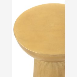 J-Line - Sidebord m. Rillede design 36x52x36cm, Guld