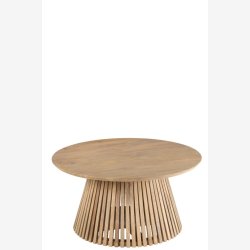 J-Line - Kegle formet sofabord i mango tr 80x39,5x80cm - Flere farver 