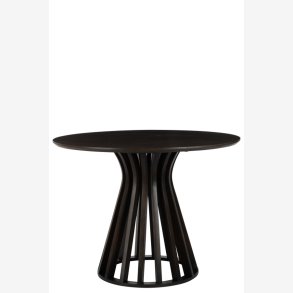 J-Line - Rundt spisebord i mango tr 110x76x110cm - Flere farver