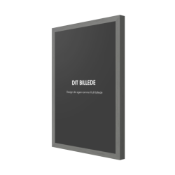 By ADJ - Fotoramme i rustikt tr Mrkegr 12 mm. 21x29,7 cm. A4