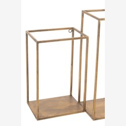 J-Line - Flere hylde design i n 93x41,5x19,5cm, Guld