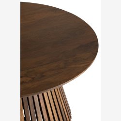 J-Line - Kegle formet sofabord i mango tr 80x39,5x80cm - Flere farver 