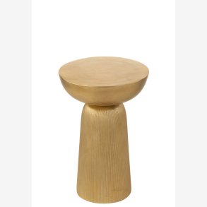 J-Line - Sidebord m. Rillede design 36x52x36cm, Guld