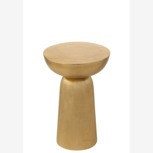 J-Line - Sidebord m. Rillede design 36x52x36cm, Guld