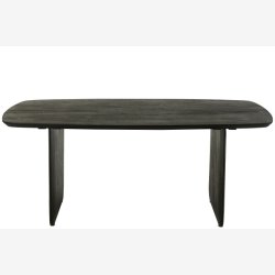 J-Line - Spisebord Akacietr 190 x 76,2 x 100 cm. Sort 