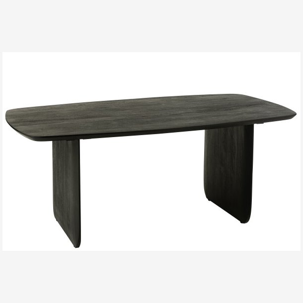 J-Line - Spisebord Akacietr 190 x 76,2 x 100 cm. Sort 