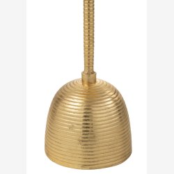 J-Line - Sidebord m. Moderne rillede design 39x57x39cm, Guld