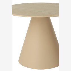 J-Line - sideborde/Sofaborde st m/2 tr/metal B: 50/60 H: 37/32cm. 