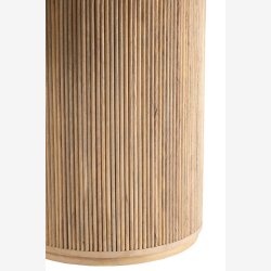 J-Line - Rundt spisebord i mango tr 120x77x120cm - Flere farver 