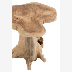 J-Line - Sidebord i massiv trrod 40x41x38cm, Natur