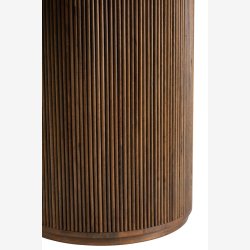 J-Line - Rundt spisebord i mango tr 120x77x120cm - Flere farver 