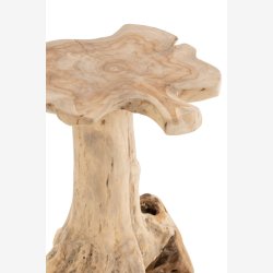 J-Line - Sidebord i massiv trrod 46,5x65,5x43cm, Natur