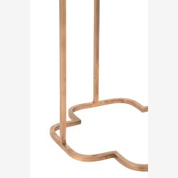 J-Line - St m. To sideborde i firklver design 46/38x61/54, Kobber 