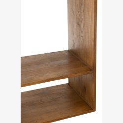 J-Line - Vgreol m. 4 rum 100x119x40cm, Brun