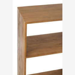 J-Line - Vgreol m. 4 rum 100x119x40cm, Brun