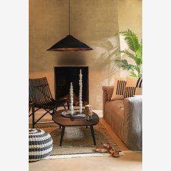 J-Line - Rektangel sofabord i genanvendt tr 120x30x70cm - Flere farver