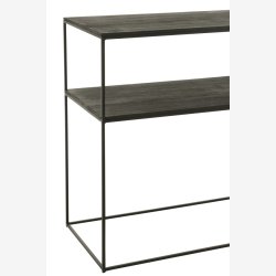 J-Line - Konsolbord genbrugstr 140 x 80 x 40 cm, Sort 