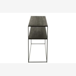 J-Line - Konsolbord genbrugstr 140 x 80 x 40 cm, Sort 