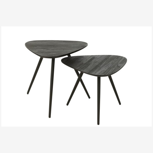 J-Line - St m. to trekants sideborde 50/50x50/42cm - Flere farver