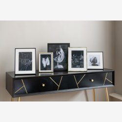 J-Line - Fotoramme Thin Line "guld" metal 15x20cm. 