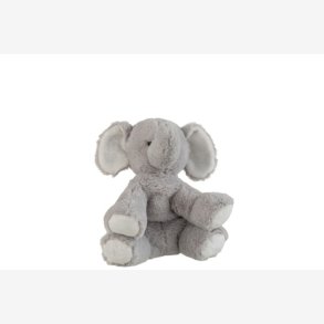 J-Line - Elefant krammedyr gr H: 22,5 cm. 