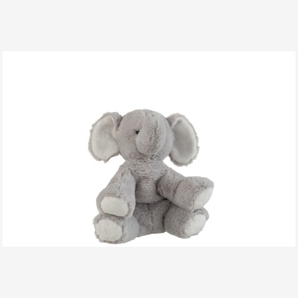 J-Line - Elefant krammedyr gr H: 22,5 cm. 