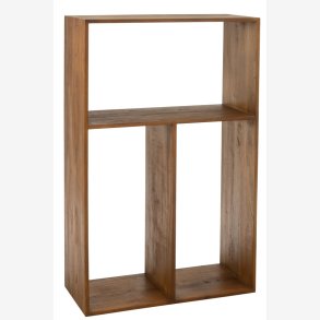 J-Line - Vgreol m. 3 rum 100x156x40cm, Brun