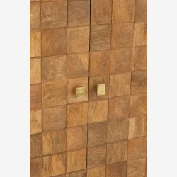 J-Line - Skab m. n hylde i tr 89x104x42cm, Natur 