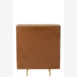 J-Line - Skab m. n hylde i tr 89x104x42cm, Natur 