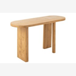 J-Line - Konsolbord i teak tr 150x75x50cm, Natur