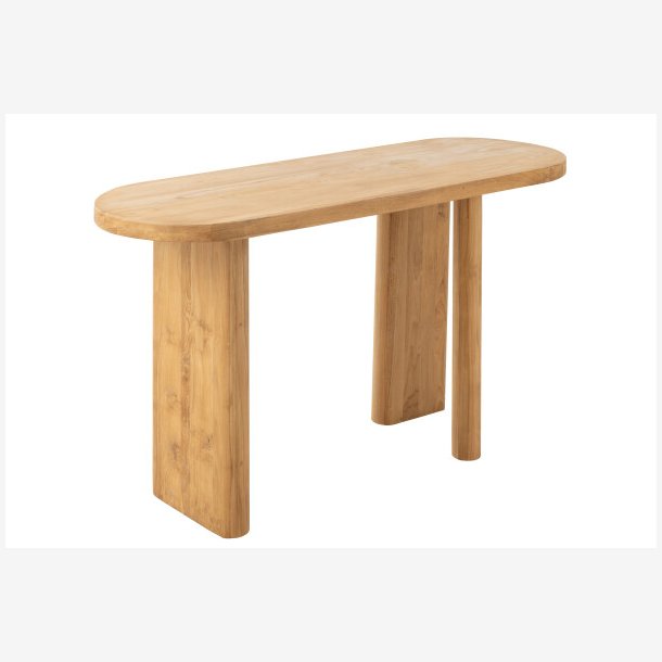 J-Line - Konsolbord i teak tr 150x75x50cm, Natur