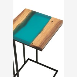 J-Line - Sidebord m/Polyresin 31 x 56 x 31cm, Natur/Bl