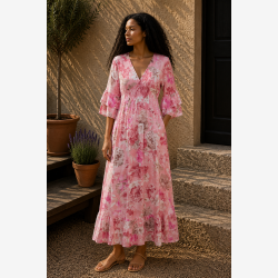 Marta Du Chateau - MdcPetronella Kjole Rose