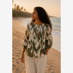 Marta Du Chateau - MdcCosmos Bluse Milit�r
