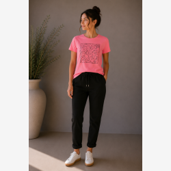 Ofelia - Nia T-Shirt Rosa Kombi