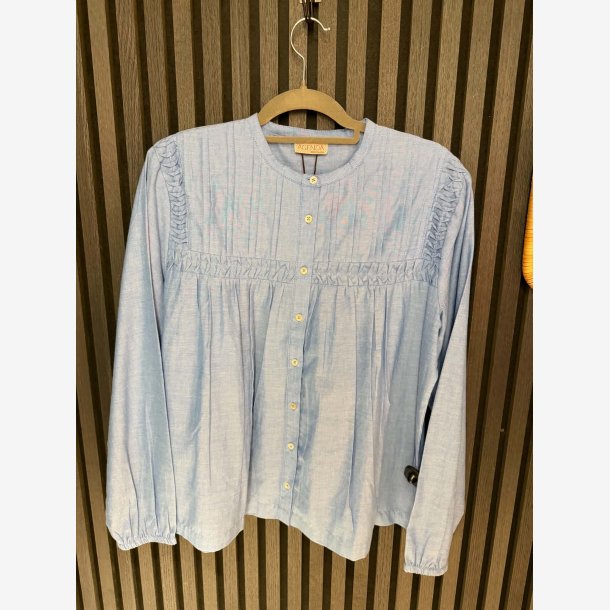 Agenda - Jasmia Skjorte Chambray Bl�