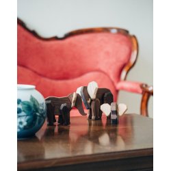 Fablewood Far Elefant figur i tr