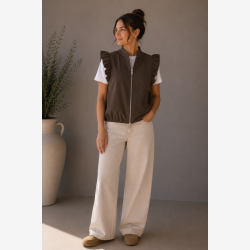Marta Du Chateau - MdcJannie Vest Kaffebrun