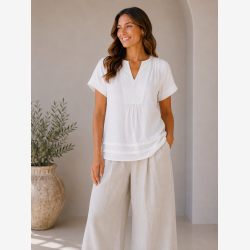 Ofelia - Diana Bluse R�hvid