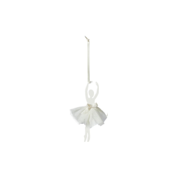 Speedtsberg - Ballerina ophng 10x1x17cm, Hvid - Flere varianter 