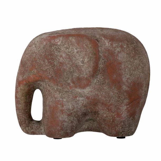 Bloomingville - Mun Deko, Brun, Terrakotta, elefant