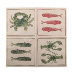 BLOOMINGVILLE - Hadden Serviet - Gr�n - S�t af 20