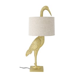 Bloomingville - Heron Bordlampe Guld Poly H: 73 L: 35,5 B: 30 cm.