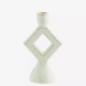 Madam Stoltz - Lysestage i stentj H: 20,5cm. 