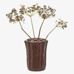 Madam Stoltz - Vase Stent�j Rust D:15x20,5 cm.
