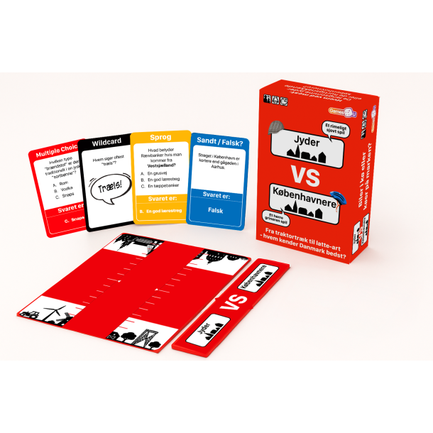 Jyder VS Kbenhavnere selskabsspil