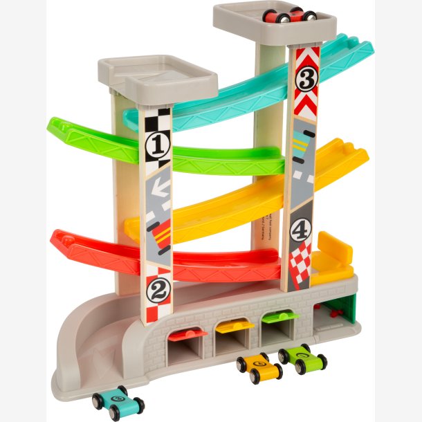 Small Foot - Bilbane m. garage og 4 biler