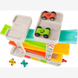 Small Foot - Bilbane m. garage og 4 biler