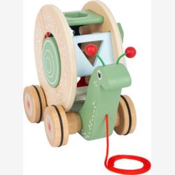 Small Foot - Pull-along snegl m. puttekasse